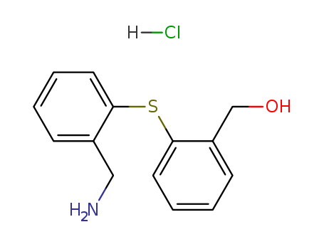 Benzenemethanol,2-[[2-(aminomethyl)phenyl]thio]-, hydrochloride (1:1)