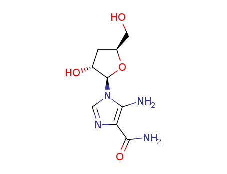 1H-Imidazole-4-carboxamide,5-amino-1-(3-deoxy-b-D-erythro-pentofuranosyl)-