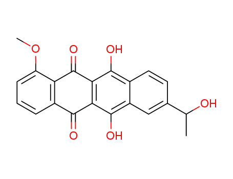 Molecular Structure of 99260-72-7 (bisanhydro-13-dihydrodaunomycinone)
