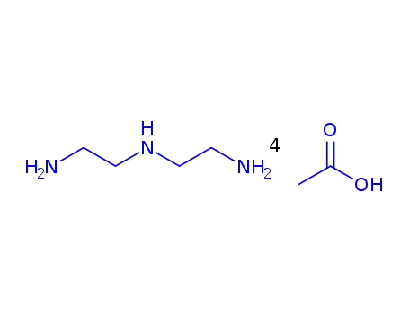 Molecular Structure of 7347-35-5 (N-(2-aminoethyl)ethylenediamine acetate)