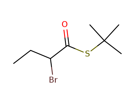 Butanethioic acid, 2-bromo-, S-(1,1-dimethylethyl) ester