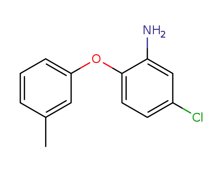Molecular Structure of 56966-51-9 (5-CHLORO-2-(3-METHYLPHENOXY)ANILINE)