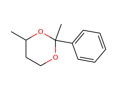 5702-24-9,m-Dioxane, 2,4-dimethyl-2-phenyl- (8CI),m-Dioxane,2,4-dimethyl-2-phenyl- (8CI); Acetophenone, cyclic 1-methyltrimethylene acetal;NSC 46291