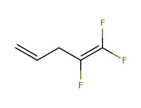 Molecular Structure of 401-49-0 (1,1,2-trifluoropenta-1,4-diene)