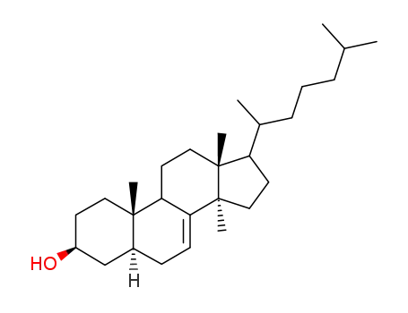 Molecular Structure of 4622-20-2 ((3beta,5alpha,14xi)-14-methylcholest-7-en-3-ol)