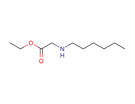 Molecular Structure of 76991-23-6 (ethyl 2-(hexylamino)acetate)