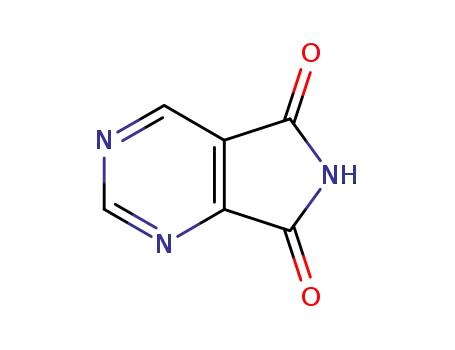 Molecular Structure of 56606-38-3 (5H-Pyrrolo[3,4-d]pyrimidine-5,7(6H)-dione (9CI))