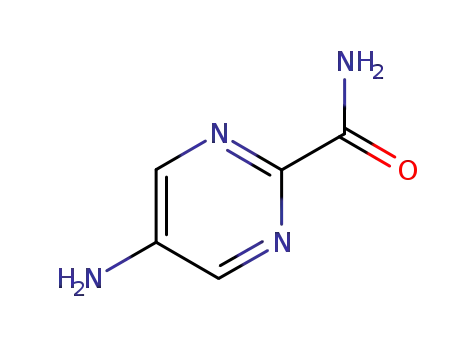 Molecular Structure of 56621-97-7 (5-Amino-pyrimidine-2-carboxylicacidamide)