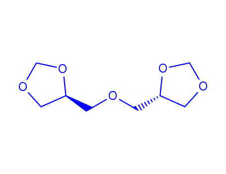 Molecular Structure of 56552-15-9 (4,4'-(oxy-(bismethylene))-bis-1,3-dioxolane)