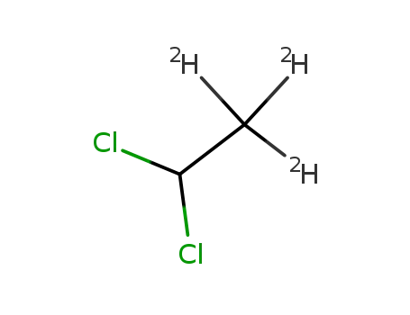 Molecular Structure of 56912-77-7 (1,1-DICHLOROETHANE (2,2,2-D3))