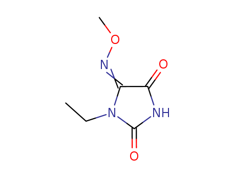 1-Ethylimidazolidine-2,4,5-trione 5-(O-methyloxime)