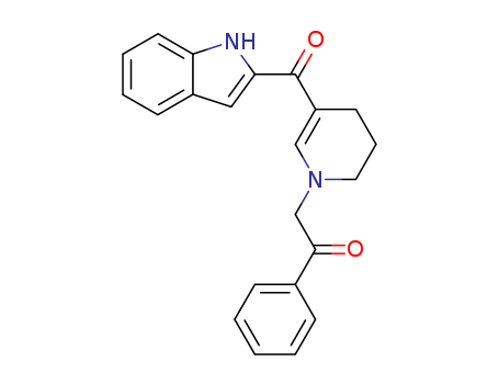 Ethanone,2-[3,4-dihydro-5-(1H-indol-2-ylcarbonyl)-1(2H)-pyridinyl]-1-phenyl- cas  62515-78-0