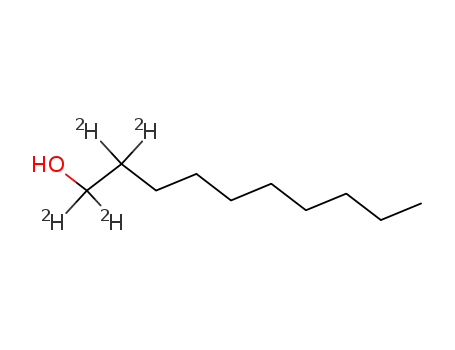 Molecular Structure of 57367-97-2 (N-DECYL-1,1,2,2-D4 ALCOHOL)
