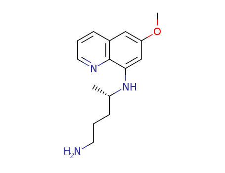 57152-58-6,N-[(S)-4-Amino-1-methylbutyl]-6-methoxy-8-quinolinamine,(4S)-N4-(6-Methoxy-8-quinolinyl)-1,4-pentanediamine;1,4-Pentanediamine, N4-(6-methoxy-8-quinolinyl)-, (4S)-;1,4-Pentanediamine, N4-(6-methoxy-8-quinolinyl)-, (S)-;d-Primaquine;(S)-(+)-Primaquine;(+)-Primaquine;(S)-Primaquine;