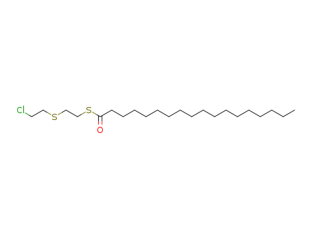 Octadecanethioicacid, S-[2-[(2-chloroethyl)thio]ethyl] ester cas  6276-37-5