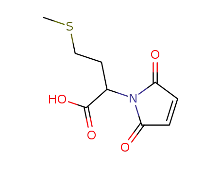 Molecular Structure of 57079-10-4 (2-(2,5-dioxo-2,5-dihydro-1H-pyrrol-1-yl)-4-(methylsulfanyl)butanoic acid)
