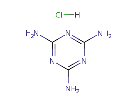 Molecular Structure of 626-32-4 (melamine hydrochloride)