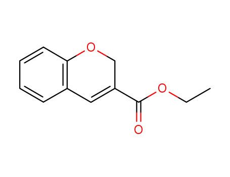 Molecular Structure of 57543-58-5 (2H-CHROMENE-3-CARBOXYLIC ACID ETHYL ESTER)