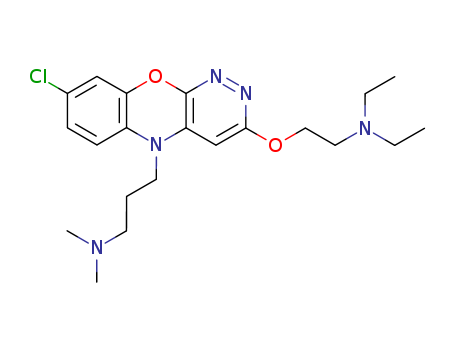 5H-Pyridazino[3,4-b][1,4]benzoxazine-5-propanamine,8-chloro-3-[2-(diethylamino)ethoxy]-N,N-dimethyl-