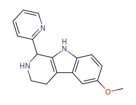 5754-54-1,6-methoxy-1-(pyridin-2-yl)-2,3,4,9-tetrahydro-1H-beta-carboline,
