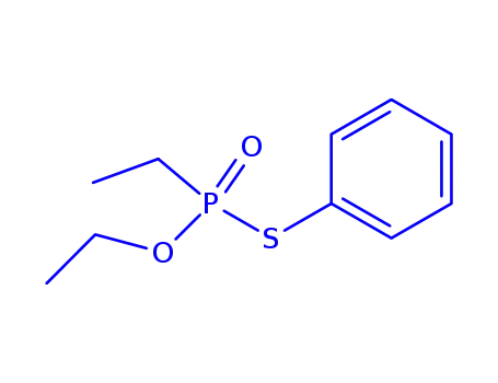 Molecular Structure of 62697-92-1 (O-ethyl S-phenyl ethylphosphonothioate)