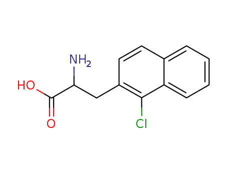 Molecular Structure of 58161-14-1 (3-(1-chloronaphthalen-2-yl)alanine)