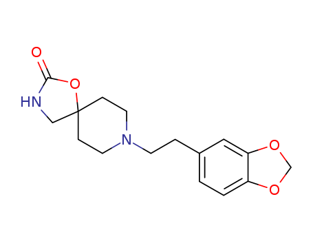 5229-89-0,8-[3,4-(Methylenebisoxy)phenethyl]-1-oxa-3,8-diazaspiro[4.5]decan-2-one,1-Oxa-3,8-diazaspiro(4.5)decan-2-one,8-(3,4-(methylenedioxy)phenethyl);8-[2-(1,3-benzodioxol-5-yl)ethyl]-4-oxa-2,8-diazaspiro[4.5]decan-3-one;8-(3,4-(Methylenedioxy)phenethyl)-1-oxa-3,8-diazaspiro(4.5)decan-2-one;