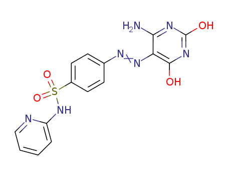 Benzenesulfonamide,4-[2-(6-amino-1,2,3,4-tetrahydro-2,4-dioxo-5-pyrimidinyl)diazenyl]-N-2-pyridinyl- cas  52477-30-2