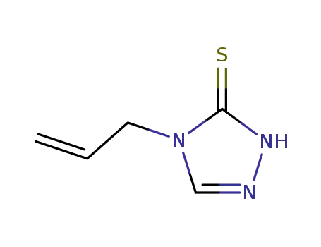 Molecular Structure of 52231-28-4 (4-(prop-2-en-1-yl)-2,4-dihydro-3H-1,2,4-triazole-3-thione)