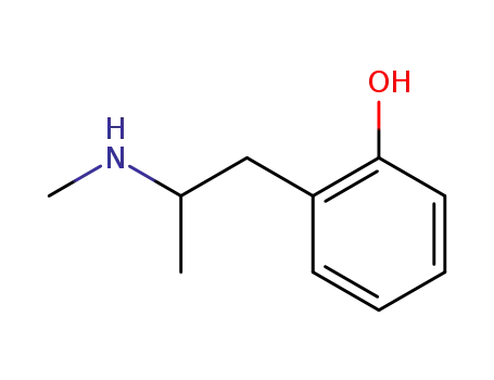 Molecular Structure of 582-43-4 (O-desmethylmethoxyphenamine)