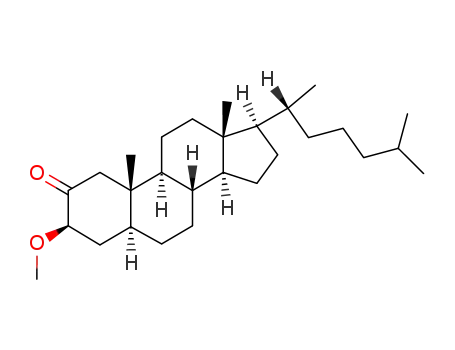 Molecular Structure of 5788-90-9 (3-methoxycholestan-2-one)