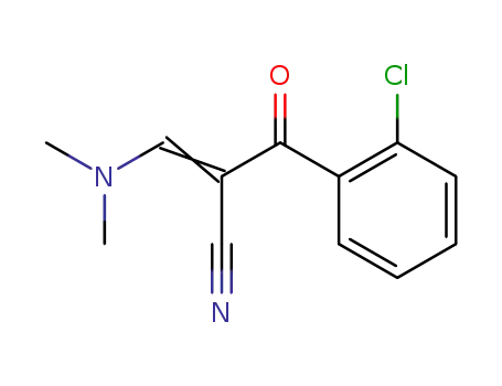 Molecular Structure of 52200-17-6 (2-(2-Chlorobenzoyl)-3-(dimethylamino)acrylonitrile)