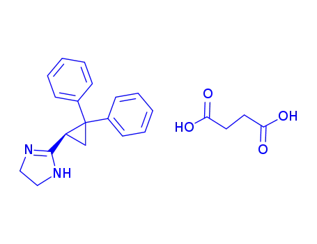 Molecular Structure of 57625-97-5 (Cibenzoline succinate)