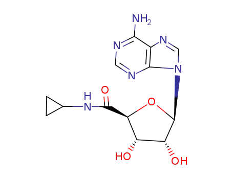 Molecular Structure of 50908-62-8 (5'-(N-CYCLOPROPYL)CARBOXAMIDOADENOSINE)