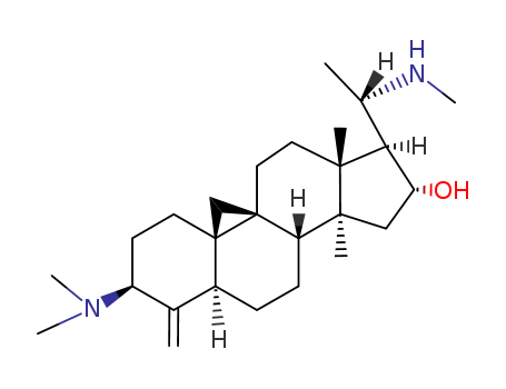 (20S)-3β-Dimethylamino-14-methyl-20-methylamino-4-methylene-9β,19-cyclo-5α-pregnan-16α-ol