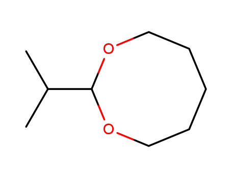 Molecular Structure of 57742-25-3 (2-(propan-2-yl)-1,3-dioxocane)