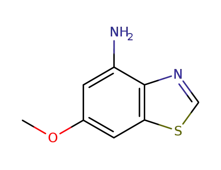 Molecular Structure of 58249-74-4 (4-Benzothiazolamine,6-methoxy-(9CI))