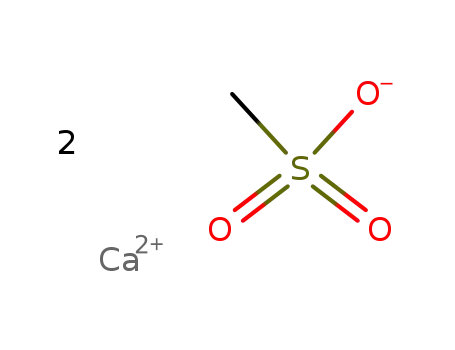 Molecular Structure of 58131-47-8 (METHANESULFONIC ACID CALCIUM SALT)