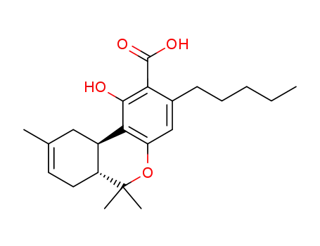 6H-Dibenzo[b,d]pyran-2-carboxylicacid, 6a,7,10,10a-tetrahydro-1-hydroxy-6,6,9-trimethyl-3-pentyl-, (6aR,10aR)-