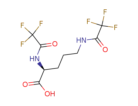 Molecular Structure of 863991-44-0 ((S)-N,N'-bis(trifluoroacetyl)ornithine)