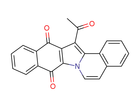 8,13-dihydro-14-acetylbenz[5,6]indolo[2,1-a]isoquinoline-8,13-dione