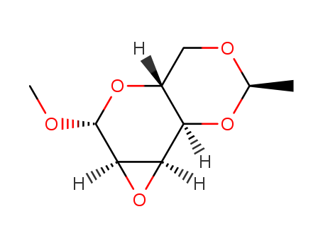 a-D-Allopyranoside, methyl 2,3-anhydro-4,6-O-ethylidene- cas  6958-77-6