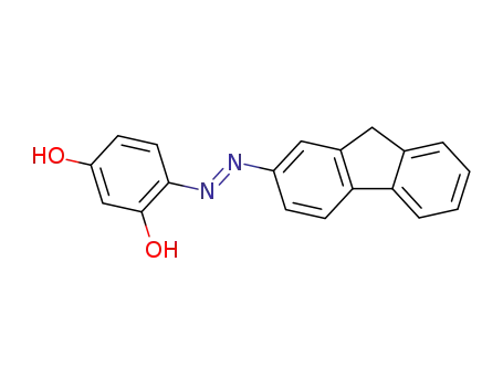 Molecular Structure of 63020-83-7 (FLUORENE-2-AZO-2',4'-DIHYDROXYBENZENE)
