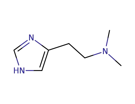 Molecular Structure of 673-46-1 (N,N-Dimethylhistamine)
