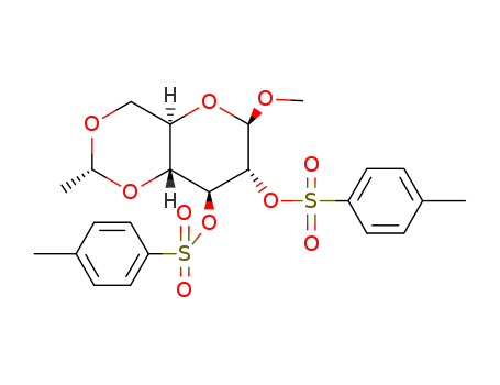 Glucopyranoside,methyl 4,6-O-ethylidene-, di-p-toluenesulfonate, a-D- (8CI) cas  6972-98-1