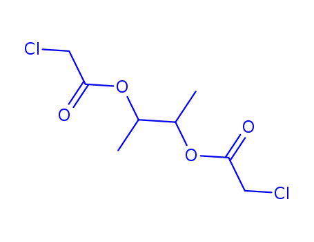 Molecular Structure of 6305-44-8 ((2R,3R)-butane-2,3-diyl bis(chloroacetate))
