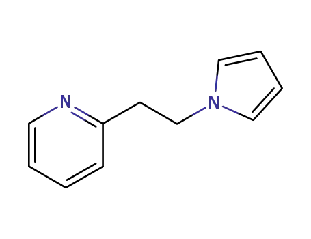 Molecular Structure of 6311-84-8 (2-[2-(1H-pyrrol-1-yl)ethyl]pyridine)