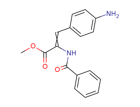 2-Propenoicacid, 3-(4-aminophenyl)-2-(benzoylamino)-, methyl ester