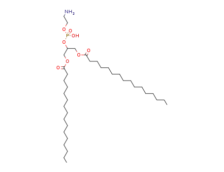 Molecular Structure of 67303-93-9 (1,3-DIPALMITOYL-GLYCERO-2-PHOSPHOETHANOLAMINE)