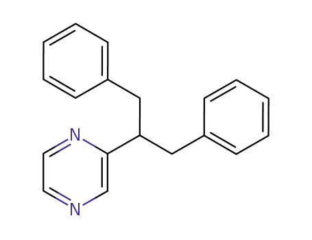 Molecular Structure of 6303-87-3 (2-(1,3-diphenylpropan-2-yl)pyrazine)